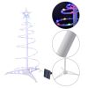 2FT Lighted Spiral Christmas Trees/RGBY